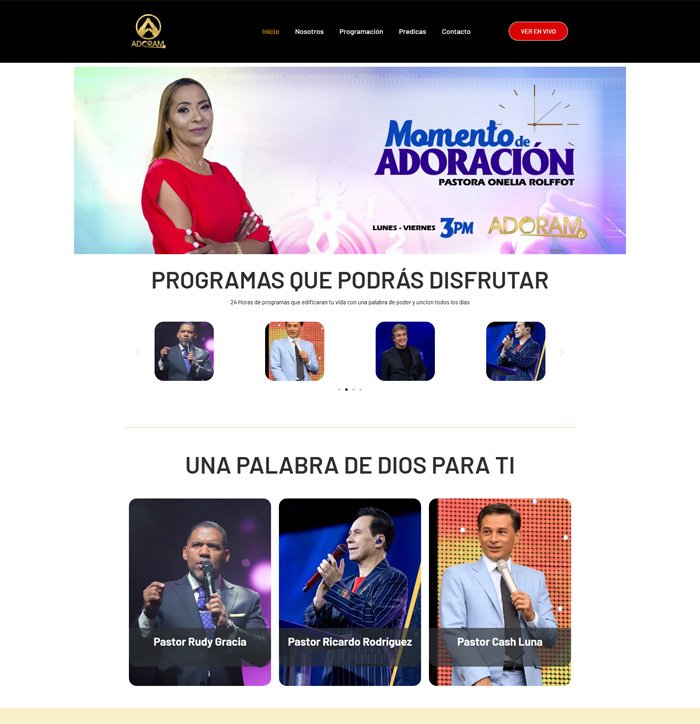 Adoram tv Portafolio